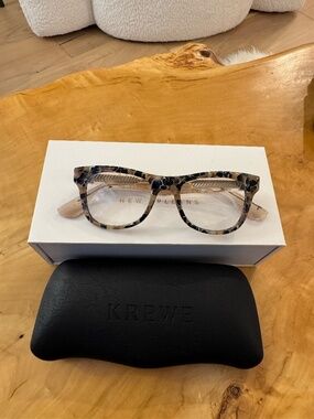 New Krewe Treme Prescription-ready Optical Frames in Crema + Buff